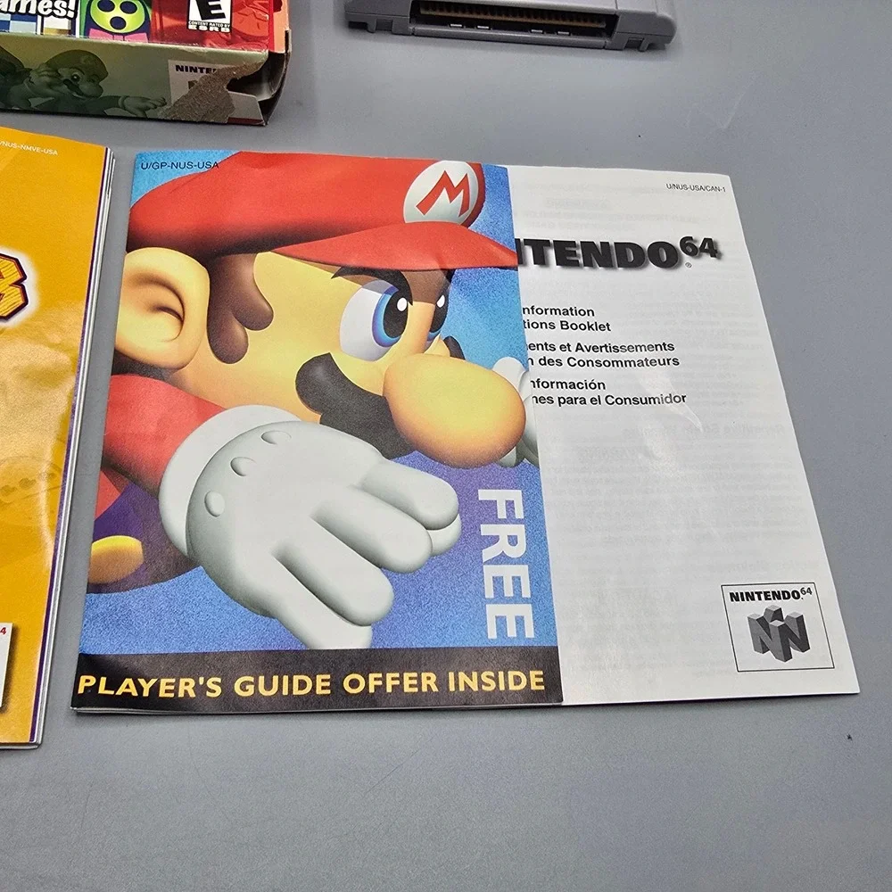 Mario Party 3 Authentic Nintendo 64 N64 Game Complete with Manual CIB NUS-006